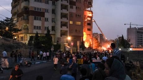 Residents of Tehran Awake to Devastation