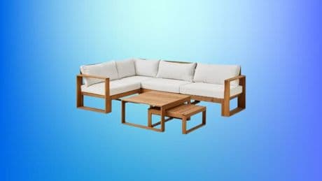 Comment ne pas craquer face à une promo pareille sur le salon de jardin modulable Levata Ottoman
