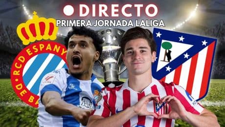Espanyol - Atlético de Madrid de LaLiga, en directo: marcador, goles y última hora de la primera jornada