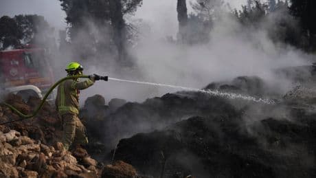 Israel wildfires mapped: Netanyahu declares national emergency as record blaze nears Jerusalem