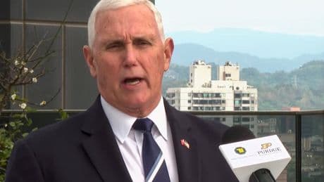 Mike Pence warns of security risk of Trump accepting a plane from nation with powerful Hamas ties