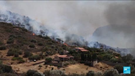 Heatwave across the Med sparks health and fire warnings