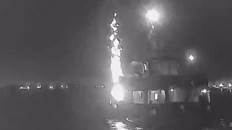 Greta Thunberg’s flotilla for Gaza catches fire after being ‘hit by drone’