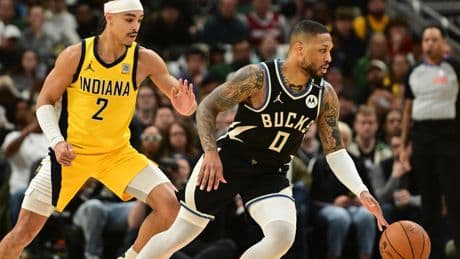 NBA : le meneur des Milwaukee Bucks Damian Lillard forfait pour le reste des play-offs