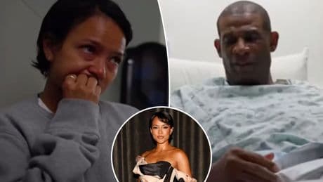Karrueche Tran breaks down over Deion Sanders’ bladder cancer in emotional hospital scene
