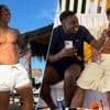 Paixão rust uit op Braziliaans strand, Noah Ohio met Jude Bellingham op Ibiza