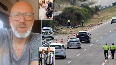 Diogo Jota was NOT speeding in car crash that killed Liverpool star and his brother, insists lorry driver who filmed first video of aftermath as he disputes police report