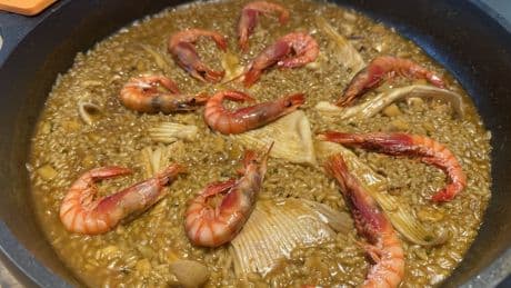 Los fabulosos arroces y el menú del estrellado restaurante l'Algadir