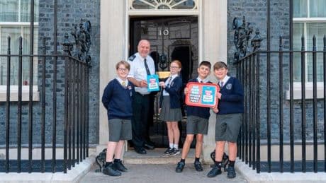Kids on 'cloud nine' over free school meals as they 'egg PM on' for more at No10