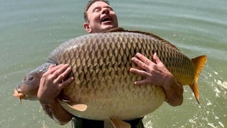 Angler catches world’s biggest carp weighing almost EIGHT STONE and is left ‘in total disbelief’