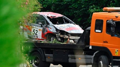 Rennwagen rast in Zuschauer  - Drei Männer sterben bei Rallye in Frankreich