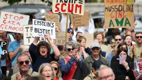 Four arrested after Trump protests across Scotland and UKIP rally