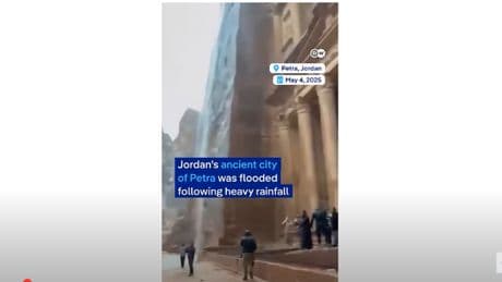 Jordanie : le site archéologique de Pétra frappé par des pluies diluviennes