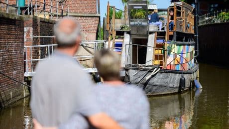 Ungewöhnliche Orte: Übernachten auf dem "Kunstkudder" in Stade