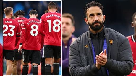 Manchester United stars 'losing faith' in Ruben Amorim's system but under-fire coach retains backing of club chiefs as crisis deepens