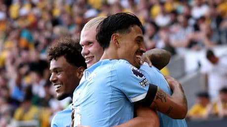 Reijnders entusiasma y doblete de Haaland en la goleada del City de Guardiola