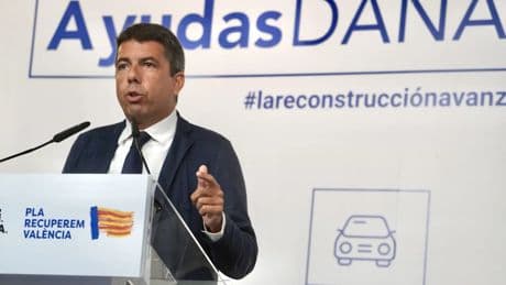 Mazón anuncia un cambio en su Gobierno con la salida de Gan Pampols tras terminar su misión en la reconstrucción por la DANA