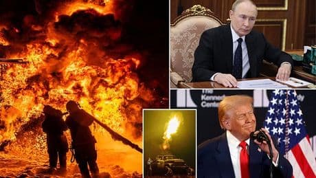 Putin praises Trump for 'energetic and sincere efforts' to bring peace in Ukraine as historic meeting between the two men nears