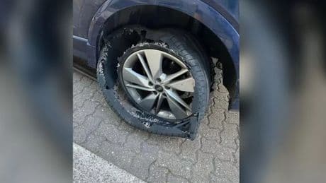 Audi 'wrecked' after hitting pothole in Glasgow as driver left with £350 repair bill