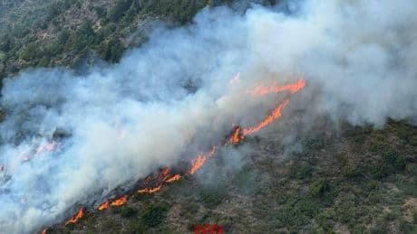 Un relámpago provoca un incendio en Alins, en el Pirineo de Lleida
