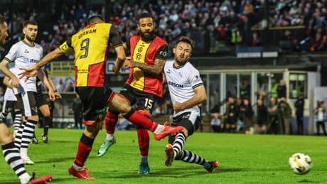 Ayr United 0-2 Partick Thistle: Graham gets century to seal play-off comeback