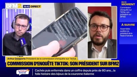 Commission TikTok: Arthur Delaporte "agacé" par l'attitude des représentants des plateformes