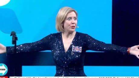 Andrea Jenkyns belts out own song in bizarre Reform conference entrance