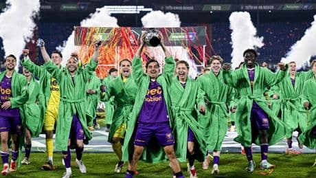 El Go Ahead Eagles, histórico campeón de la Copa neerlandesa en los penaltis