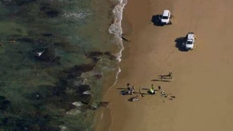 Three people rushed to hospital after helicopter crashes into the ocean