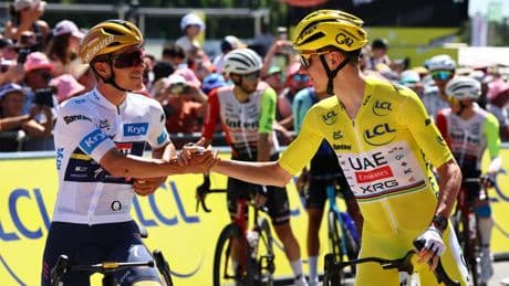 Evenepoel, tercero en el Tour de Francia: "Es positivo que Pogacar y Vingegaard se centren el uno en el otro"