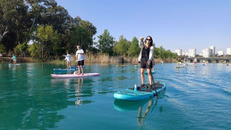 Seyhan Nehri'nde kano keyfi