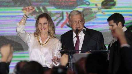 Bienvenida, señora de AMLO