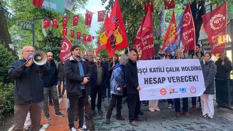 İşçi Erol Eğrek'in öldürülmesi Kocaeli'de protesto edildi