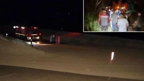 Erzurum'da otomobil sele kapıldı! Araçta bulunan kadın 150 metre sürüklendi