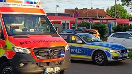 Nach Vorfall in der S-Bahn - Polizei schießt Messermann nieder