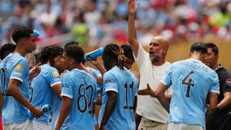 Pep Guardiola says referee’s decision to dismiss Rico Lewis was ‘unnecessary’