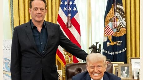 Trump, Vince Vaughn recreate ‘Wedding Crashers’ photo during White House visit
