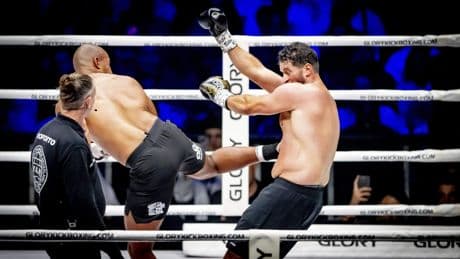 LIVE Glory 103: Levi Rigters rekent indrukwekkend af met Jamal Ben Saddik
