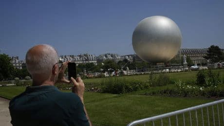 Paris' iconic cauldron from the Olympic Games returns to light up summer nights