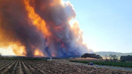 En direct, incendie dans l’Aude : le gigantesque feu est « toujours actif » mais sa « progression est largement atténuée »