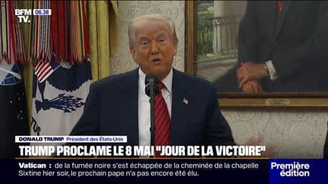 "La victoire a été en grande partie obtenue grâce à nous": Donald Trump proclame le 8 mai comme "jour de la victoire"