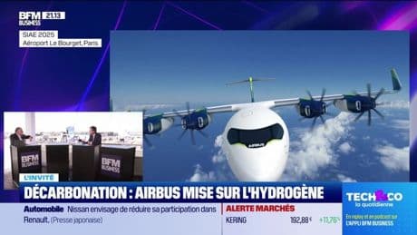 Bruno Fichefeux (Airbus) : Décarbonation, Airbus mise sur l'hydrogène - 16/06