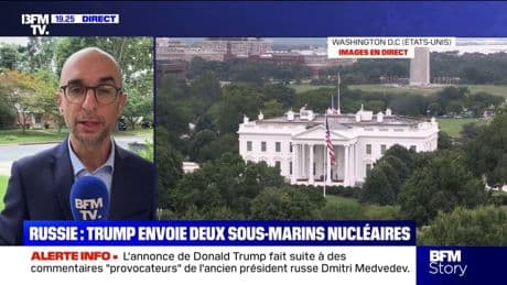 Envoi de deux sous-marins nucléaires: une réponse "aux déclarations hautement provocatrices de Dmitri Medvedev", selon Donald Trump