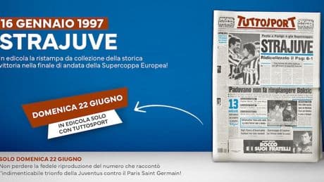 16 gennaio 1997: STRAJUVE!