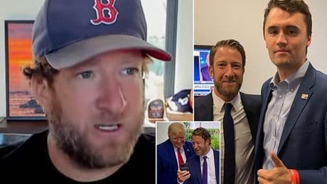 Dave Portnoy slams 'insane' left in furious Charlie Kirk rant... but adds Donald Trump 'played a part' in death