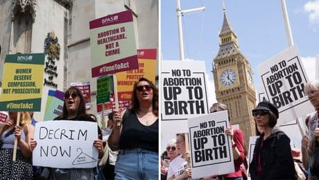 Abortion debate reignited as Sky poll reveals public's view on decriminalisation