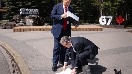 Trump on ‘good form’, Starmer says after US president’s trade deal gaffe