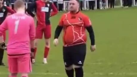 Luke Littler scores penalty for pal’s Sunday League team but fans ask ‘how did that go in?’