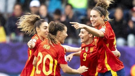España vs Bélgica: las imágenes más espectaculares de la goleada española