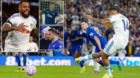 Everton were relentlessly outplayed by a clever, fluent, flowing Leeds side, writes OLIVER HOLT after debutant Lukas Nmecha nets late winner from the penalty spot